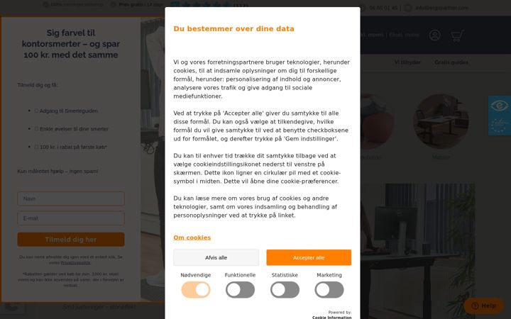 Képernyőkép: ergopartner.dk