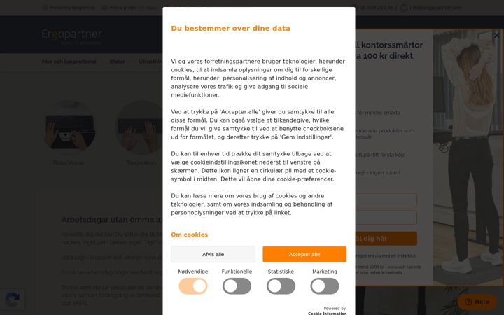 Screenshot of ergopartner.se