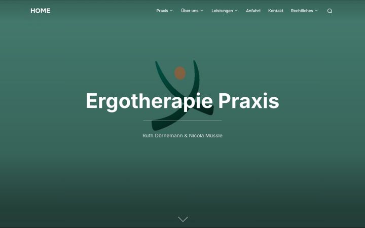 Captura de pantalla de ergopraxis-endingen.de