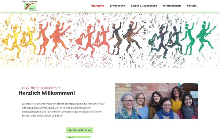 Captura de pantalla de ergopraxis-mainz.de