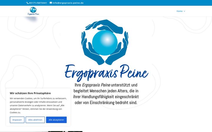 Screenshot του ergopraxis-peine.de
