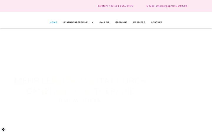 Screenshot von ergopraxis-wolf.de