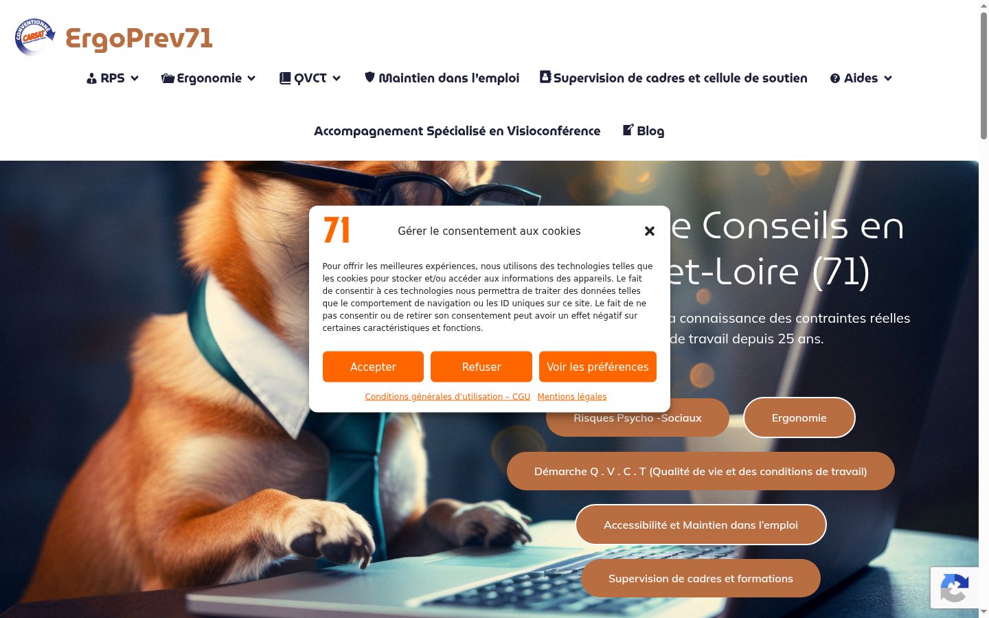 Screenshot tal-banner tal-kunsens muri qabel kwalunkwe interazzjoni