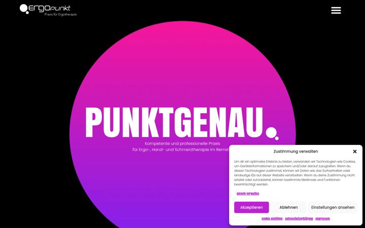 Screenshot von ergopunkt-schaeuble.de