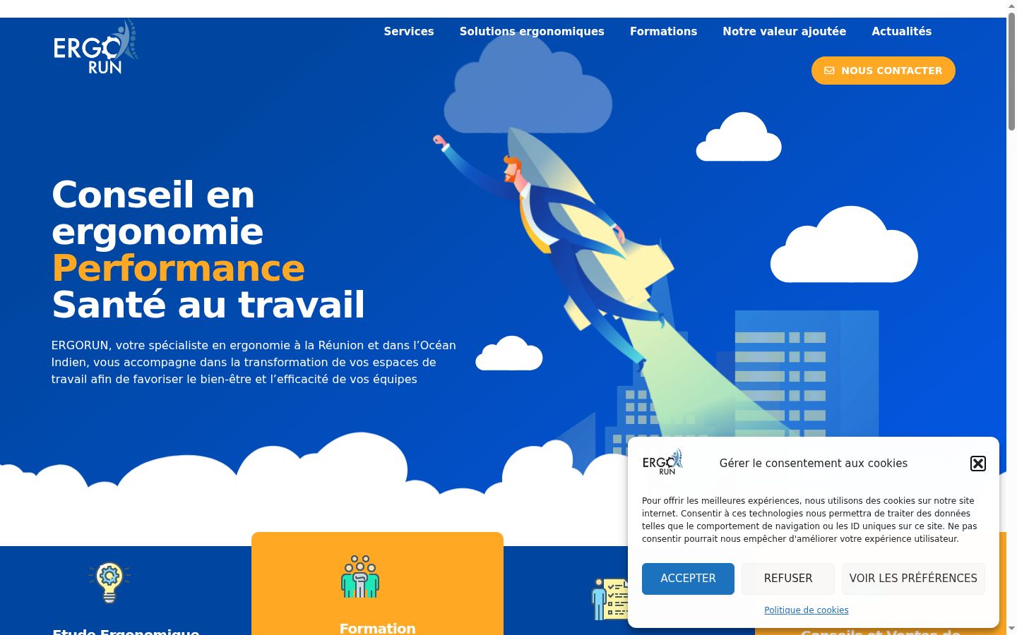 Screenshot tal-banner tal-kunsens muri qabel kwalunkwe interazzjoni