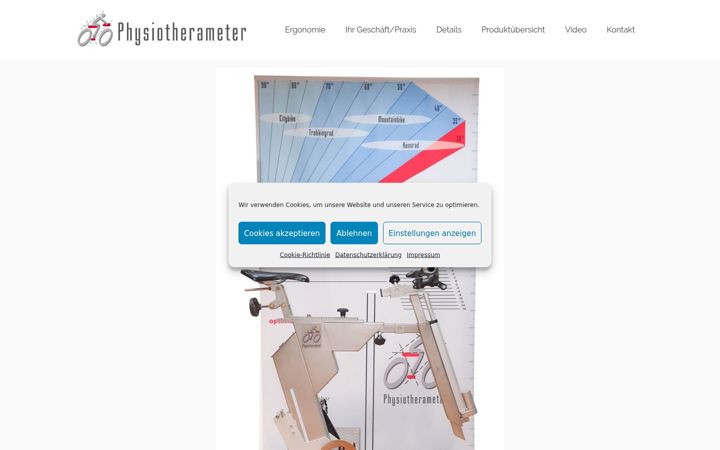 Screenshot von ergoscanner.de