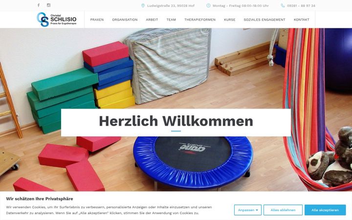 Screenshot von ergoschlisio.de