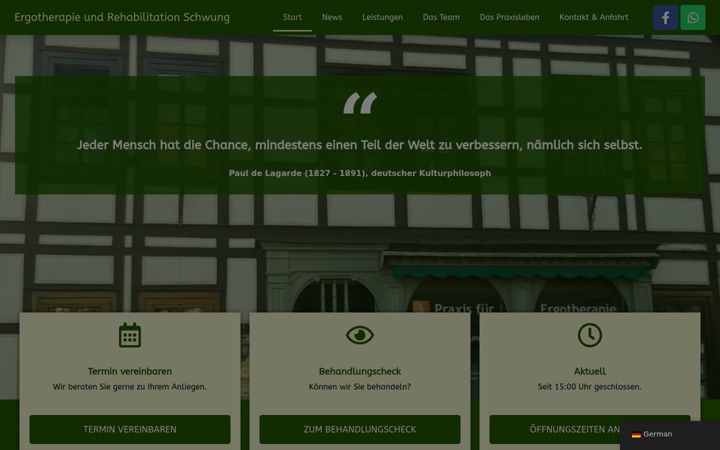 Screenshot von ergoschwungblomberg.de