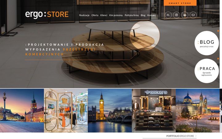 Posnetek zaslona ergostore.pl