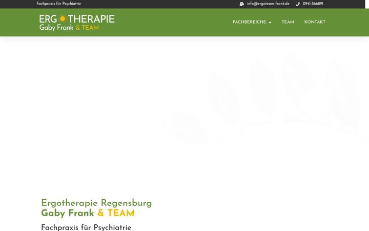 Screenshot von ergoteam-frank.de