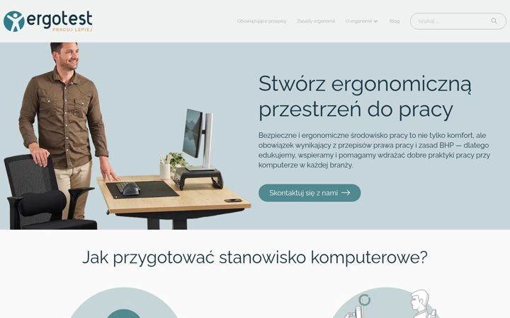 Screenshot di ergotest.pl