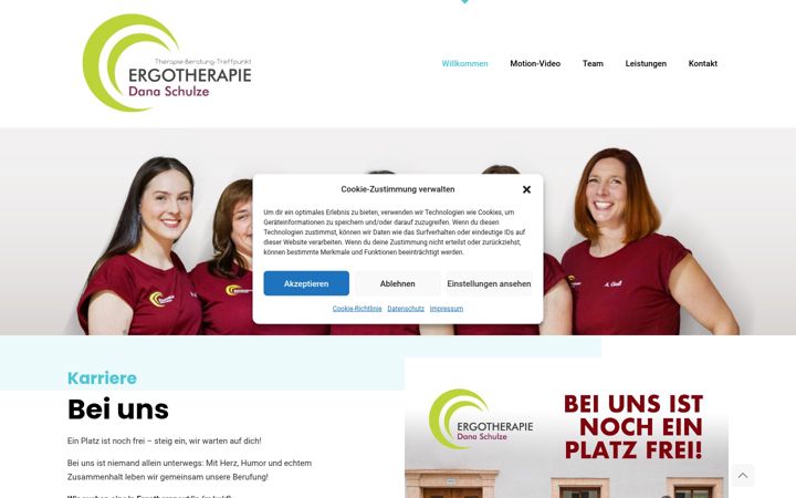 Screenshot von ergotherapie-adelsberg.de