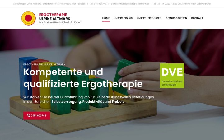 Screenshot von ergotherapie-altmark.de