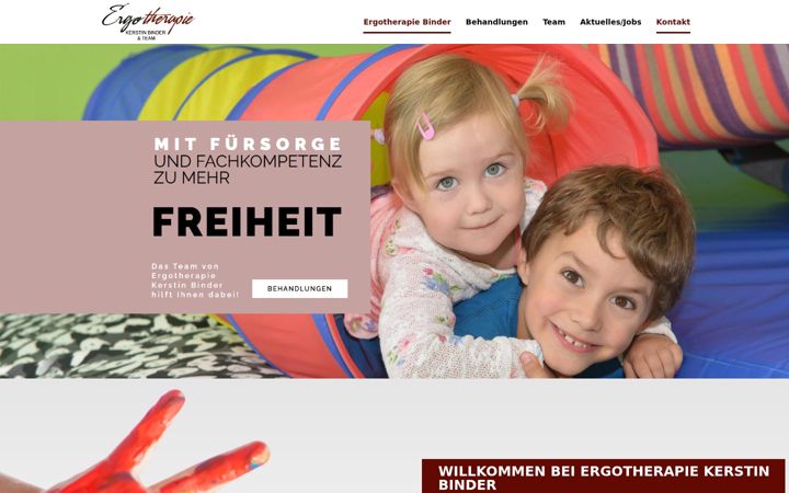Screenshot di ergotherapie-binder.net
