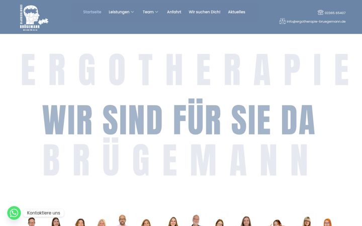 Screenshot di ergotherapie-bruegemann.de
