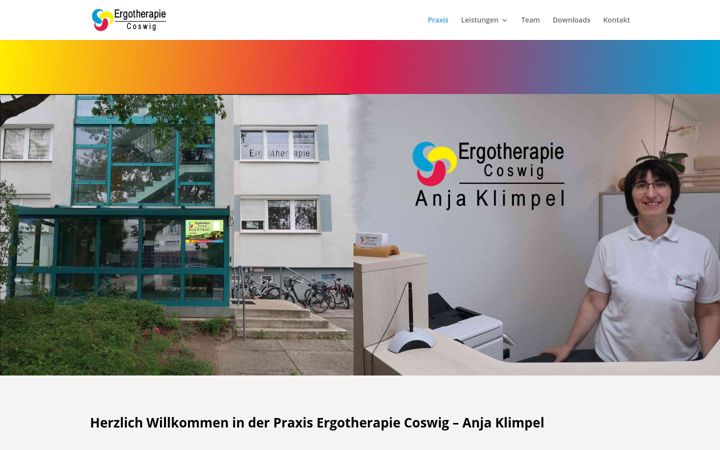 Screenshot of ergotherapie-coswig.de