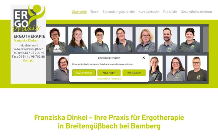 Screenshot di ergotherapie-dinkel.de