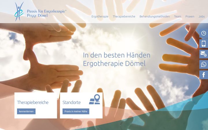 Screenshot di ergotherapie-doemel.de