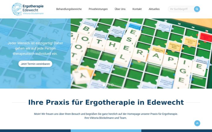 Screenshot di ergotherapie-edewecht.de