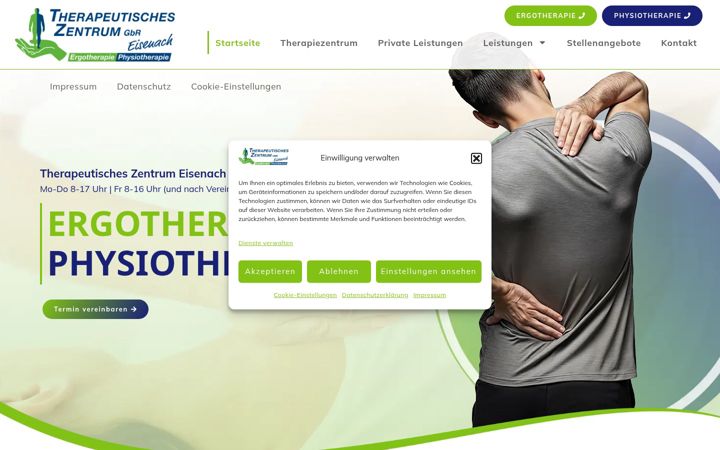 Screenshot di ergotherapie-eisenach.de