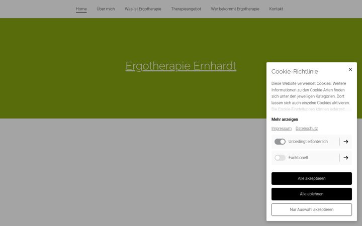 Screenshot di ergotherapie-ernhardt.de