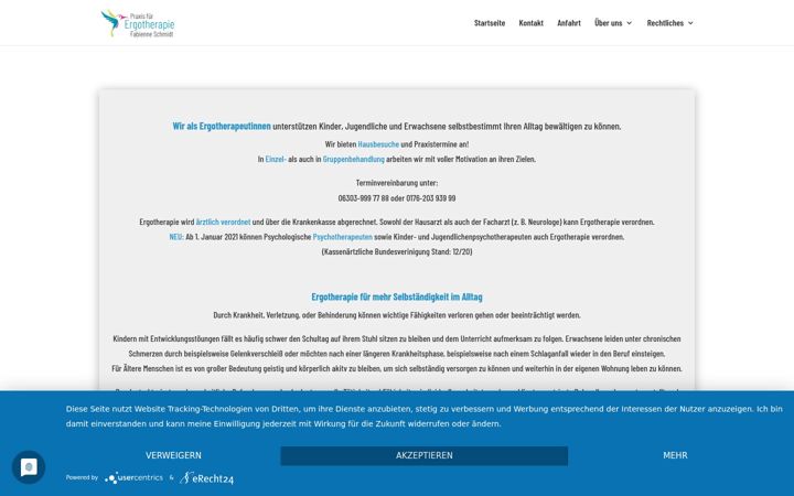 Screenshot di ergotherapie-fabienne-schmidt.de