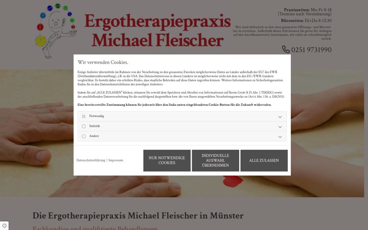 Képernyőkép: ergotherapie-fleischer.de