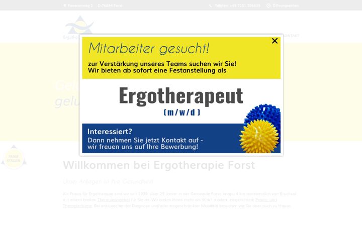 Képernyőkép: ergotherapie-forst.de