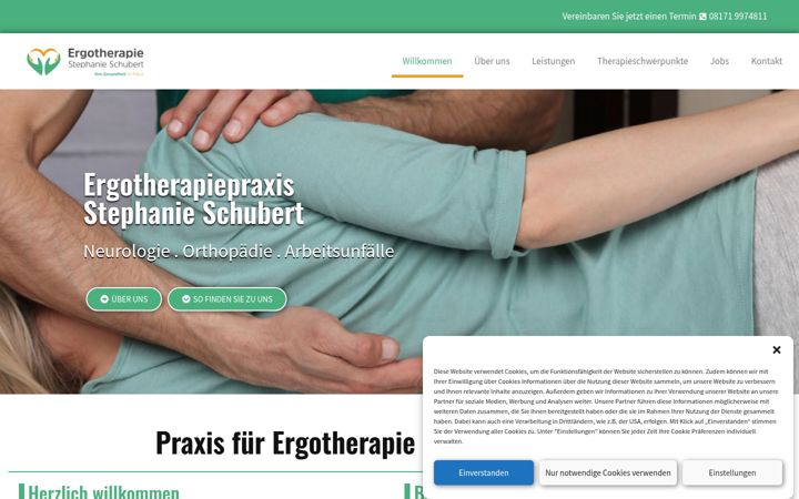 Screenshot di ergotherapie-geretsried.de