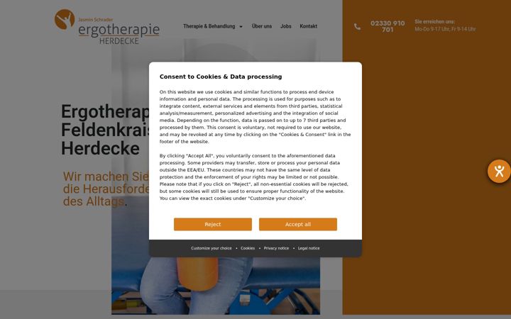 Képernyőkép: ergotherapie-herdecke.de