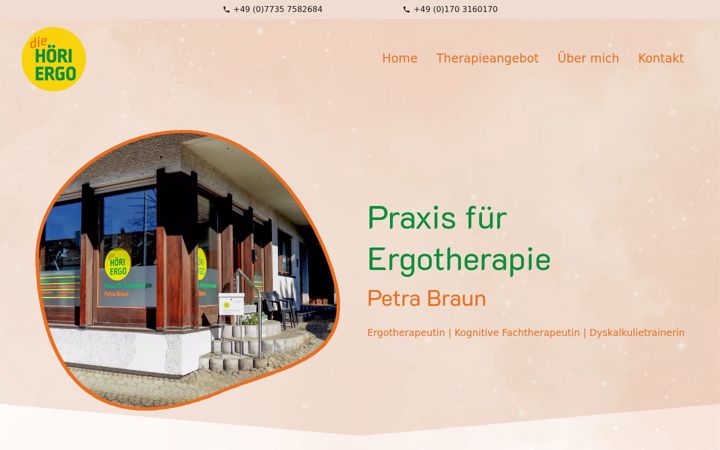 Screenshot di ergotherapie-hoeri.de