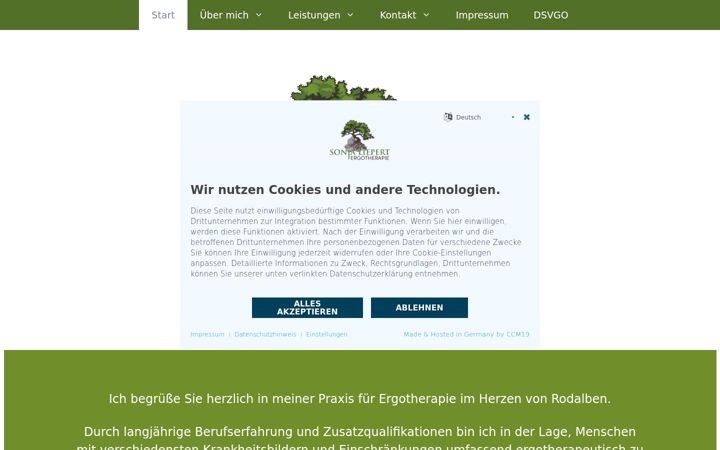 Screenshot von ergotherapie-liepert.de