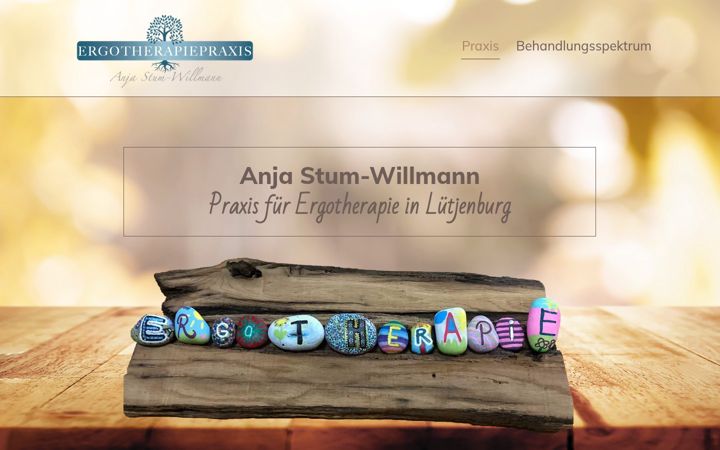 Screenshot von ergotherapie-luetjenburg.de