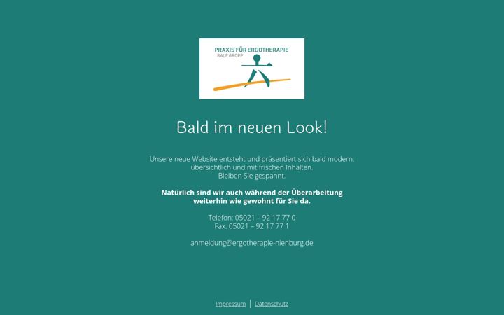 Screenshot von ergotherapie-nienburg.de