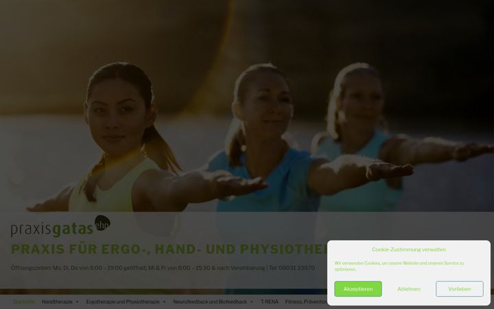 Snímek obrazovky ergotherapie-physiotherapie-rosenheim.de