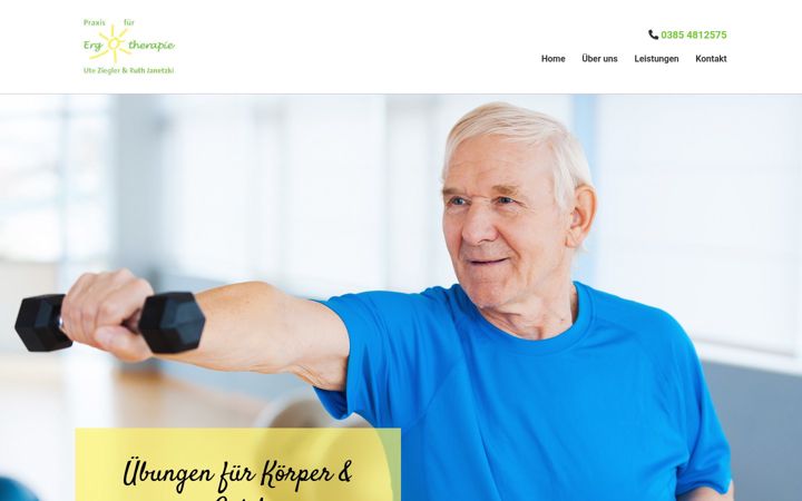 Snímek obrazovky ergotherapie-praxis-schwerin.de