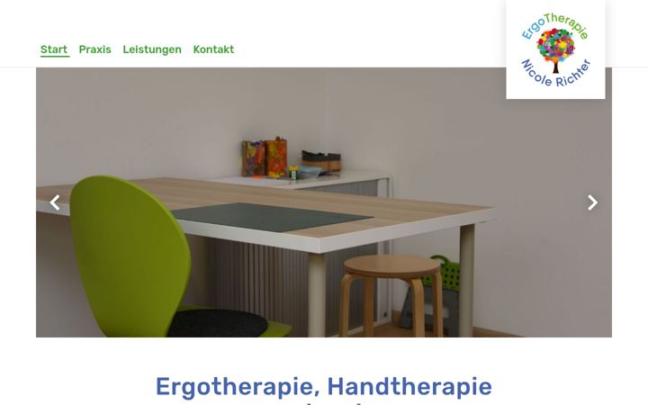 Screenshot di ergotherapie-richter.at
