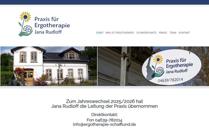 Snímek obrazovky ergotherapie-schafflund.de
