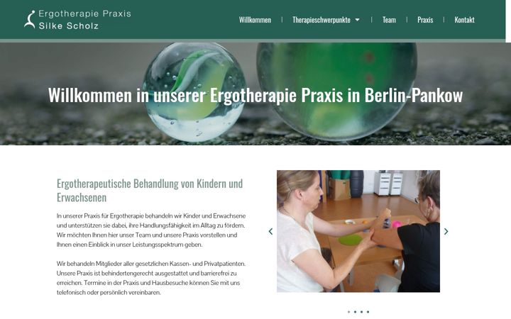 Snimka zaslona za ergotherapie-scholz.de