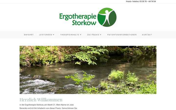 Snímek obrazovky ergotherapie-storkow.de