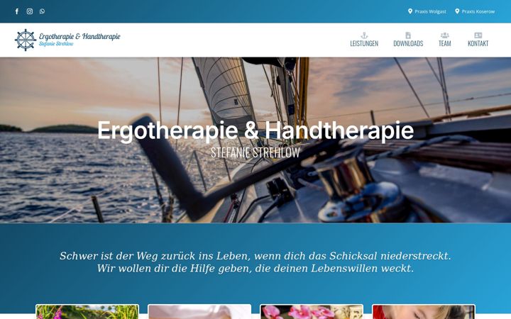 Snímek obrazovky ergotherapie-usedom.de