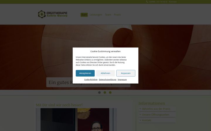 Snímek obrazovky ergotherapie-warnow.de