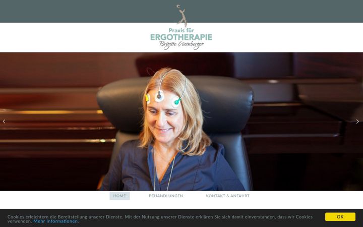 Snímek obrazovky ergotherapie-weinberger.de