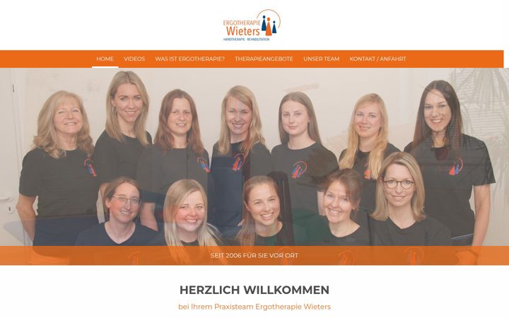 Snímek obrazovky ergotherapie-wieters.de