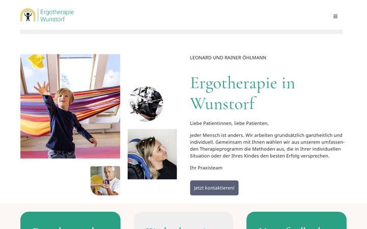Snímek obrazovky ergotherapie-wunstorf.de