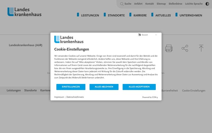 Capture d'écran de ergotherapieschule-koblenz.de