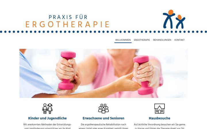Capture d'écran de ergotherapiezentrum-westerburg.de