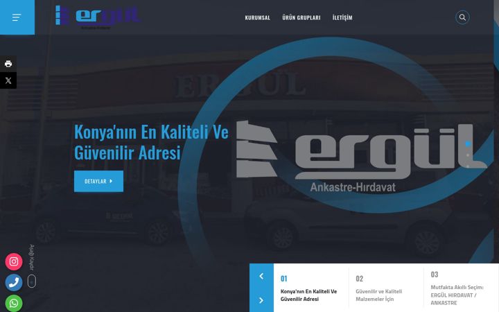 Snimka zaslona za ergulhirdavat.com.tr