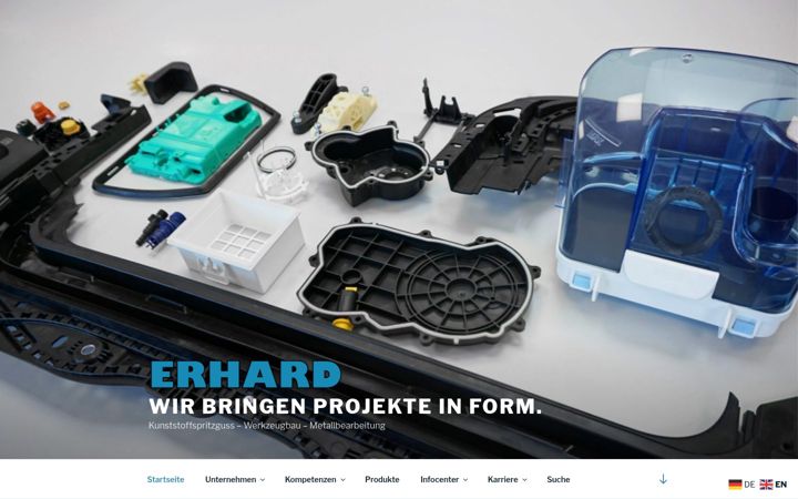 Екранна снимка на erhard-kutec.de