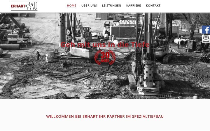 Screenshot di erhart-bohrungen.at
